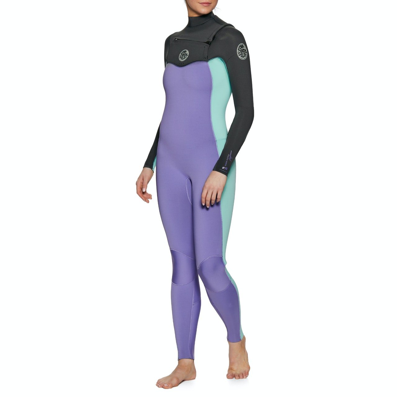 Rip Curl Dawn patrol 4/3 gb Chest Zip Womens Wetsuit - Purple