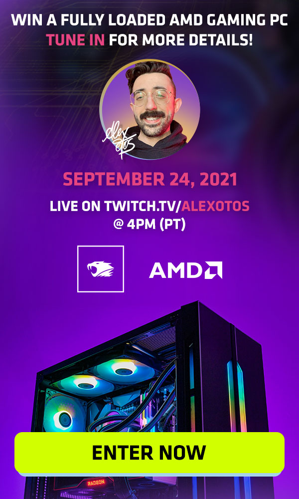 AMD x Alexotos PC GIVEAWAY