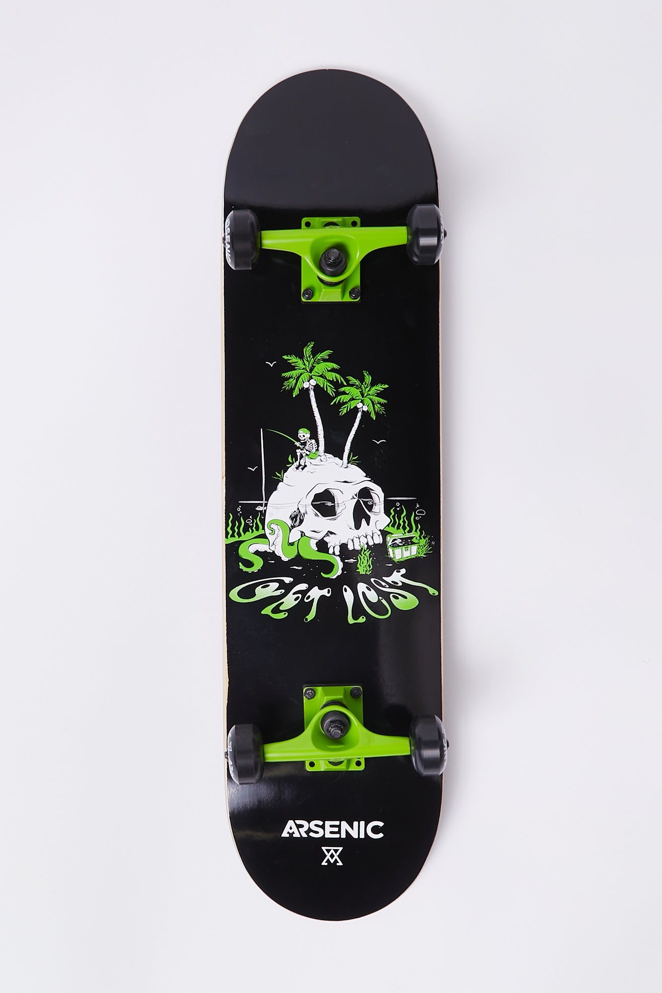 Image of Arsenic Skull Island Skateboard 7.75