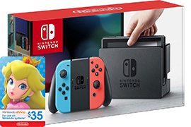 Nintendo Switch Console with Bonus $35 Nintendo eShop Gift Card