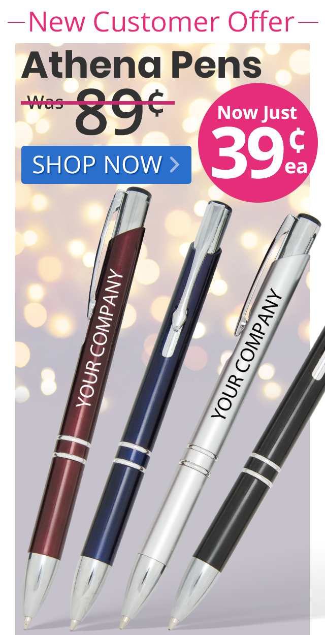 Athena Pens for only 39¢ each!