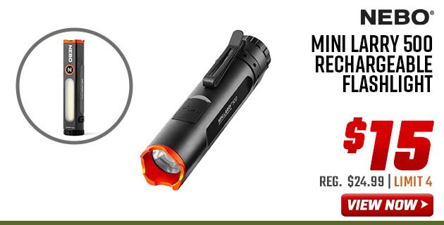 NEBO Mini Larry 500 Rechargeable Flashlight