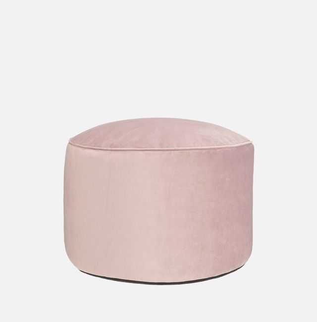 John Lewis & Partners Velvet Pouffe