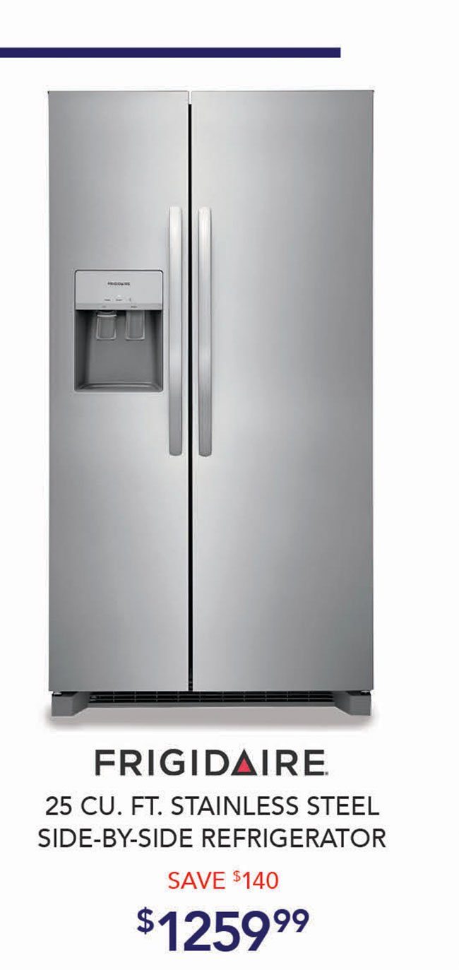 Frigidaire-Stainless-Side-By-Side-Fridge-UIRV