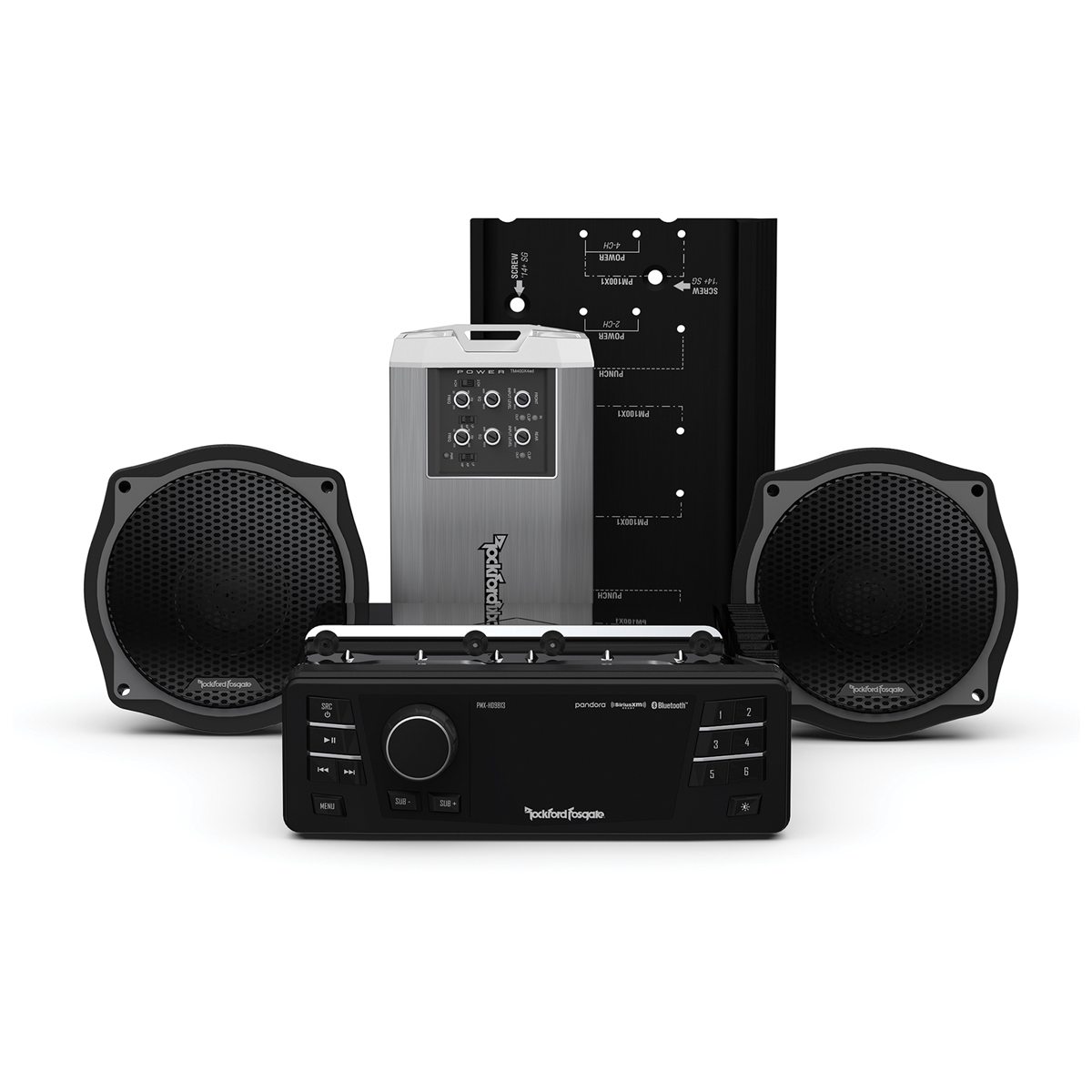 2 Speaker Stereo System Kit