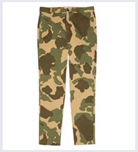 CAMO TAPER FIT TROUSER