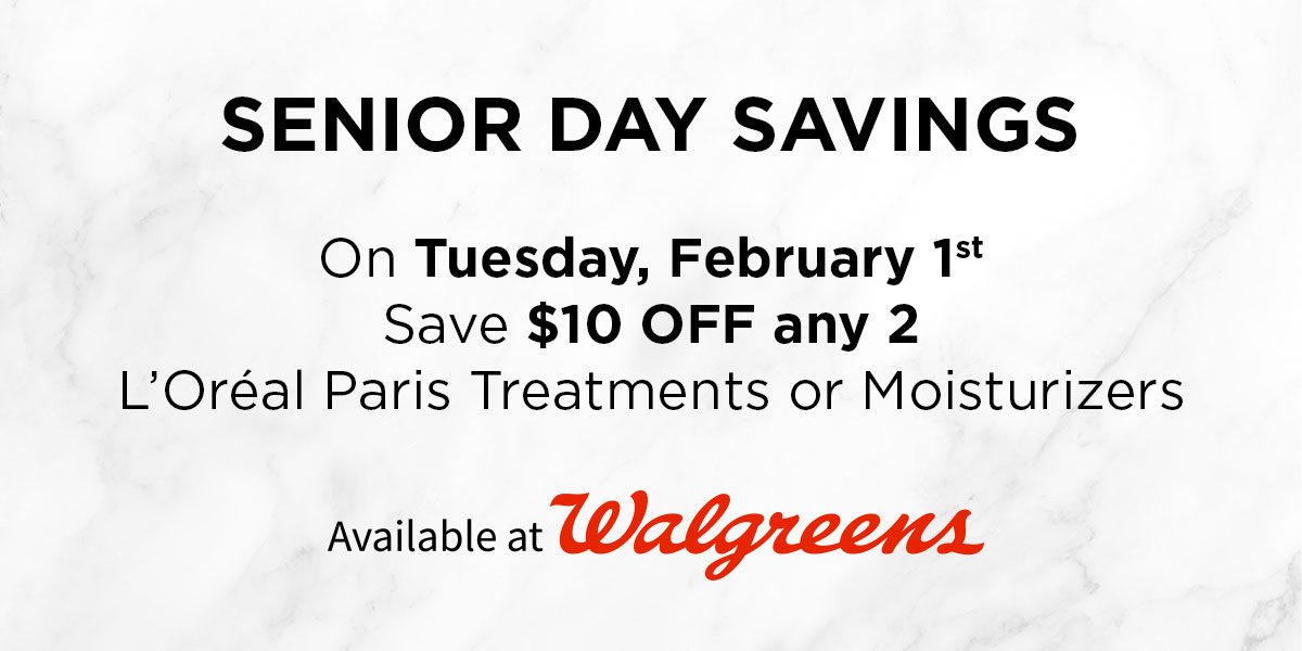 Senior Day Savings