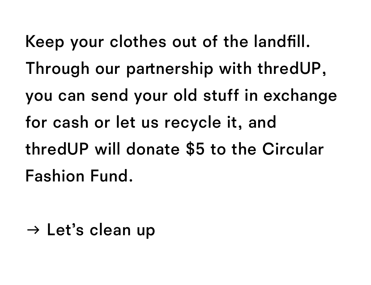 Let's clean up