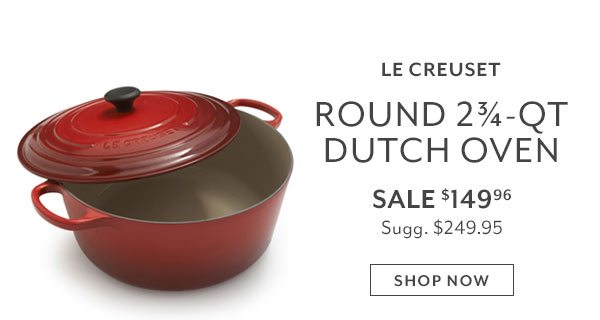 Le Creuset Round 2.75-QT Dutch Oven