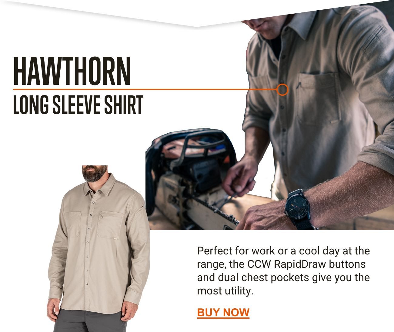Hawthorn Shirt | Perfect for work or a cool day at the range