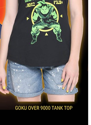 Goku Over 9000 Tank Top