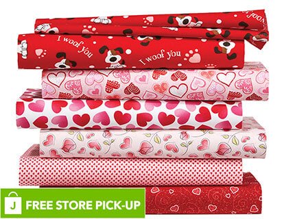 Buy Online, Pick-Up In-Store. Valentine, Easter and St. Patrick's Day Fabrics.