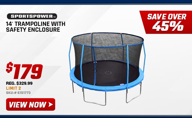 Sportspower 14' Trampoline with Safety Enclosure