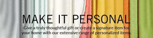 MAKE IT PERSONAL