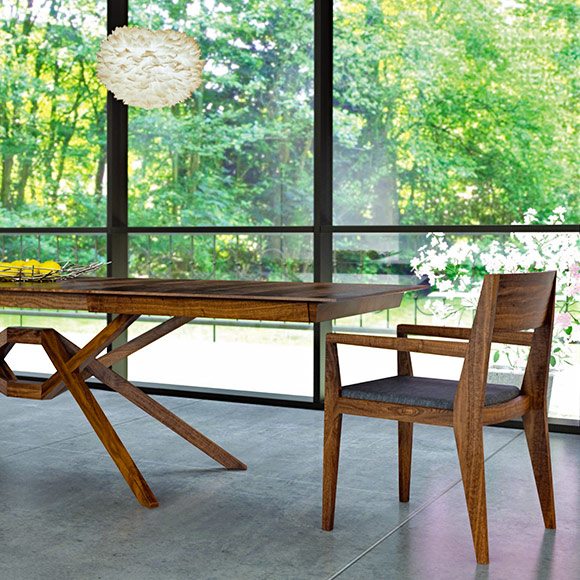Exeter Extension Table by Copeland Furniture.