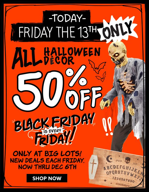 50% Off Halloween