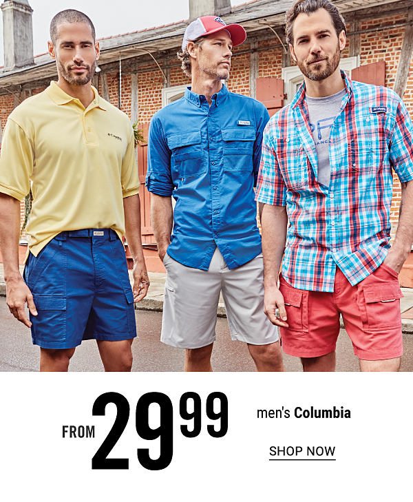 Men's Columbia from $29.99. Shop Now.