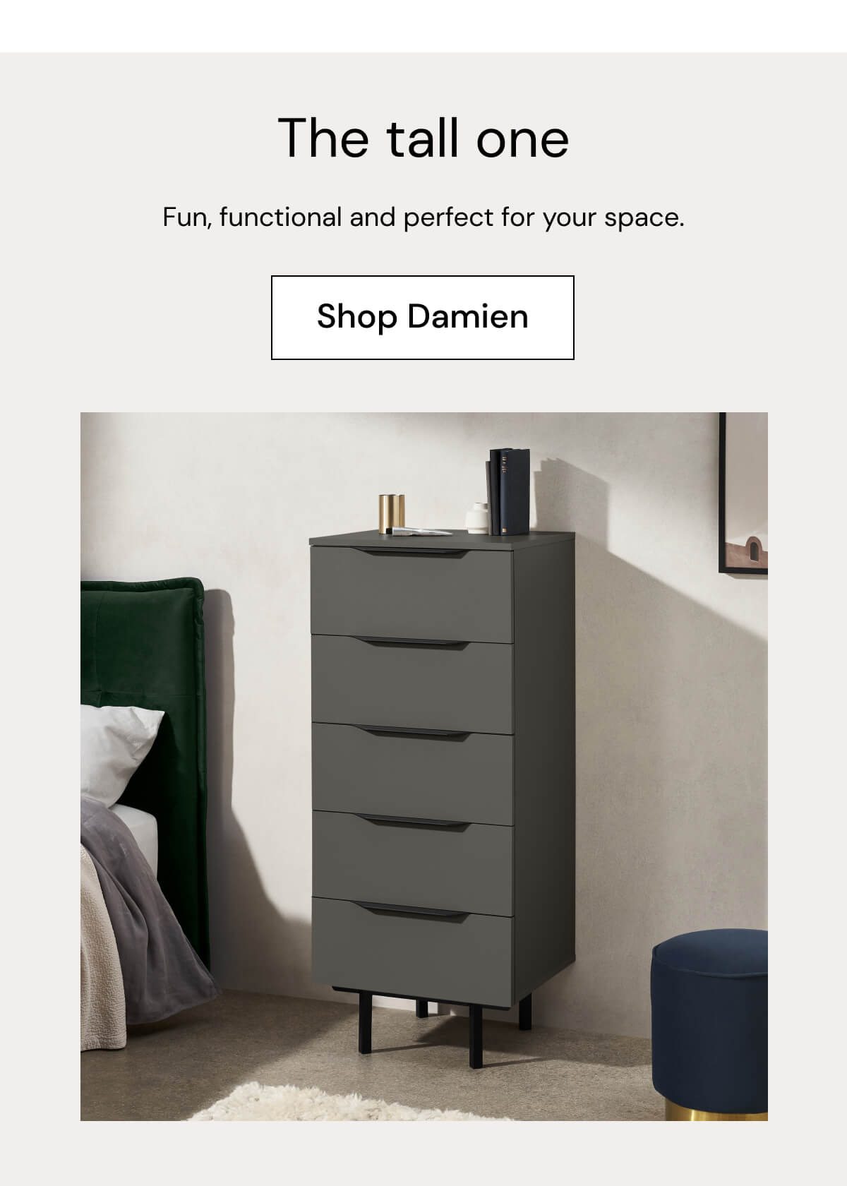 Shop Tall Damien Chest of Drawers