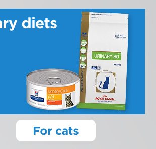 Veterinary diets. For cats.