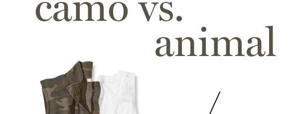 Camo vs. animal