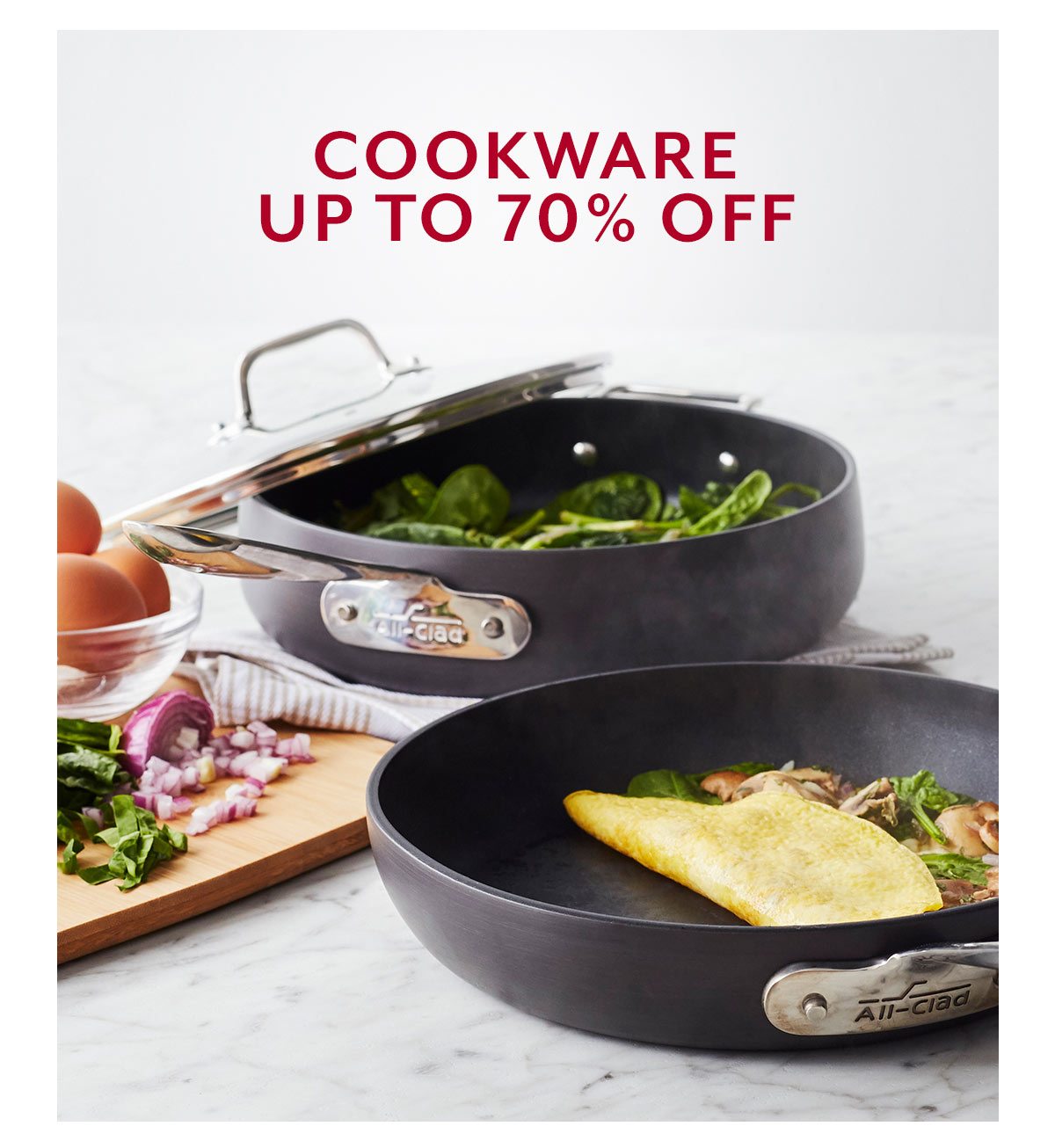 Cookware up to 70% Off
