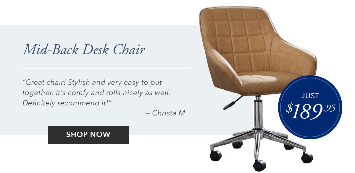 Mid-Back Desk Chair | SHOP NOW