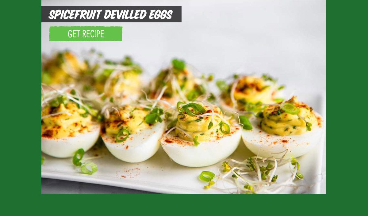 Spicefruit Devilled Eggs