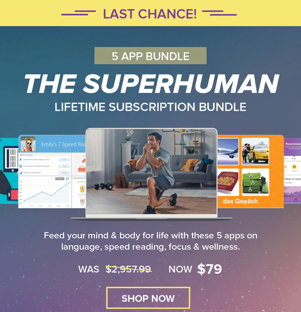 The Superhuman Lifetime Subscription Bundle