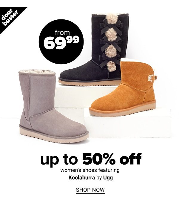 Up to 50% Off Women's Shoes + Koolaburra from 69.99 - Shop Now