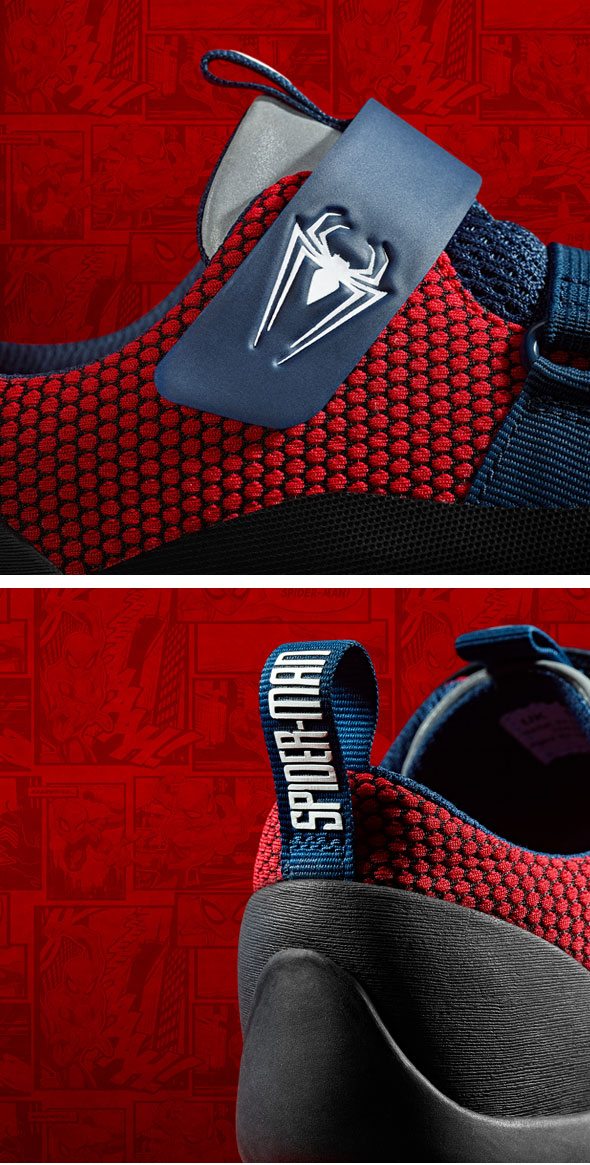 Spiderman X Clarks collaboration