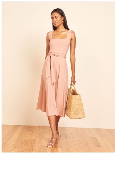 Helina Dress in Blush