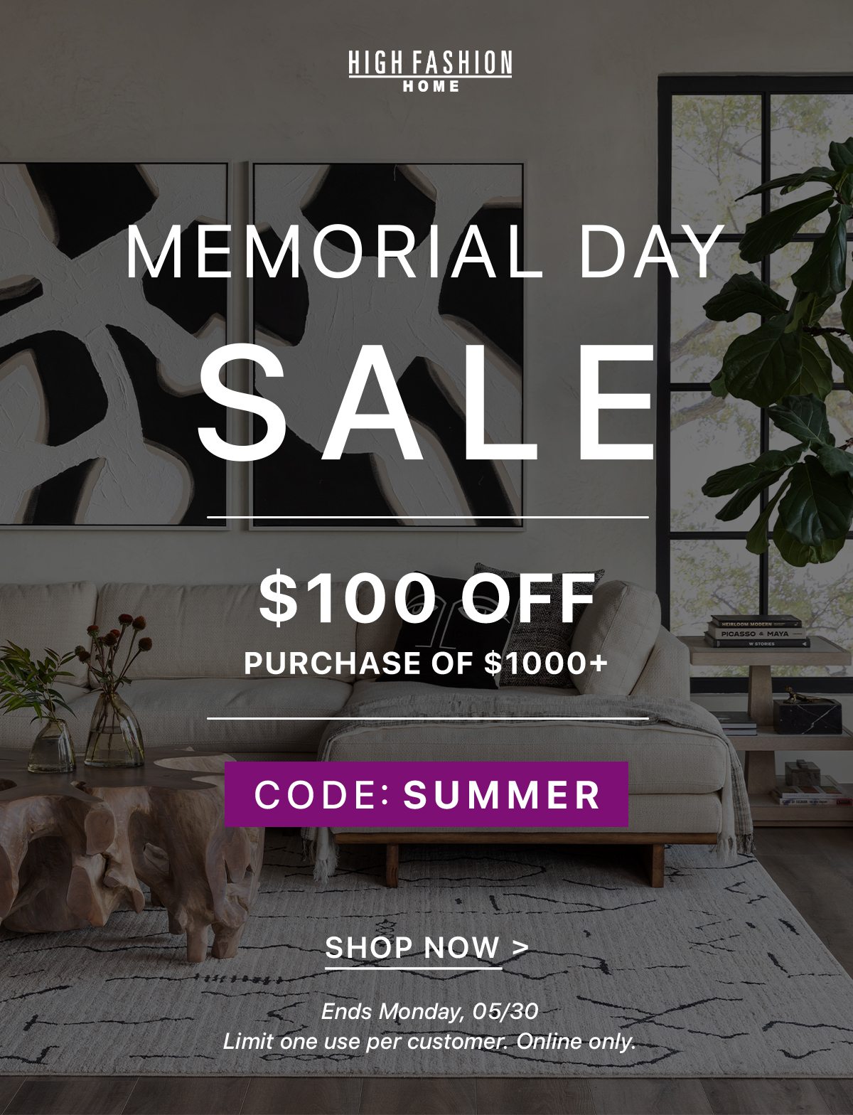 Memorial Day Sale - $100 Off $1000+ with code: SUMMER