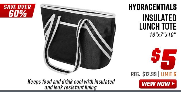 Hydracentials Insulated Lunch Tote