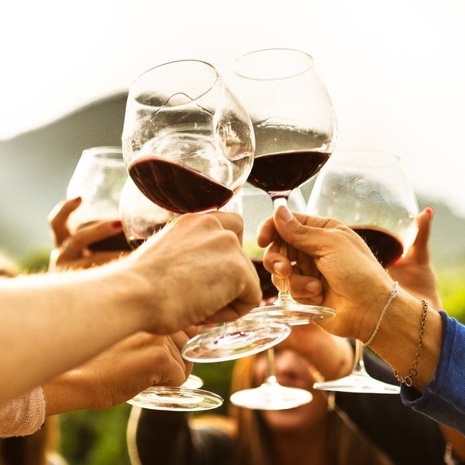 wine glasses