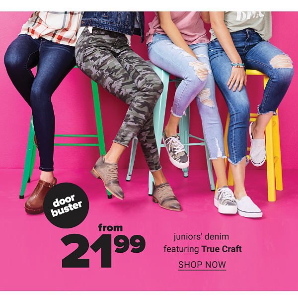 Doorbuster 19.99 Juniors Denim - Shop Now