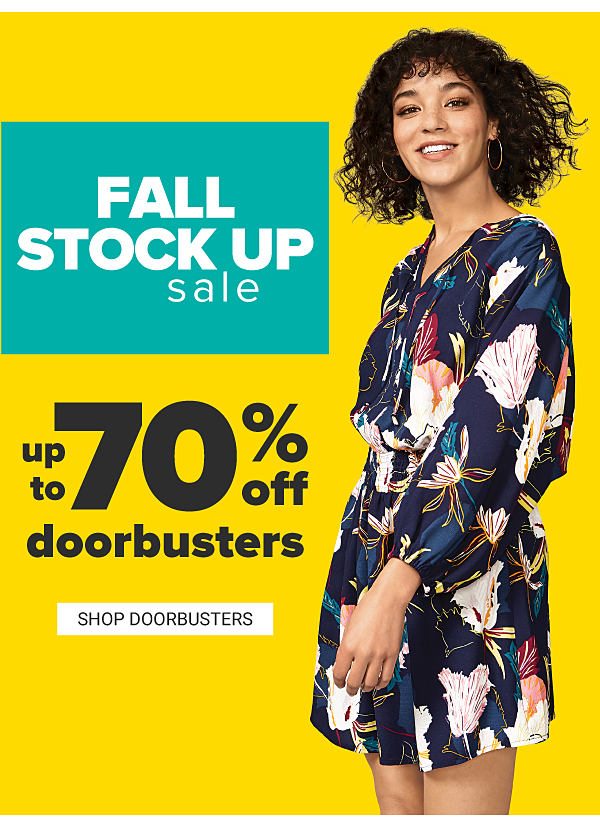 Fall Stock Up Sale! Up to 70% off Doorbusters - Shop Doorbusters