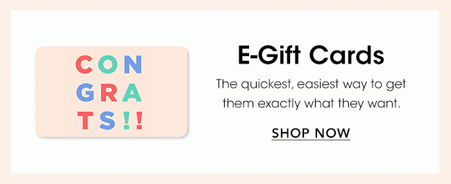 E-GIFT CARDS