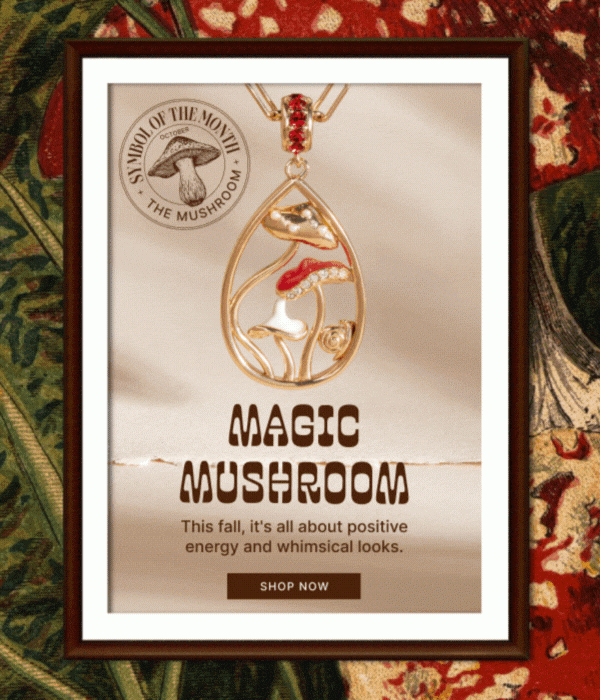 Magic Mushroom | This fall, it's all about positive energy and whimsical looks.