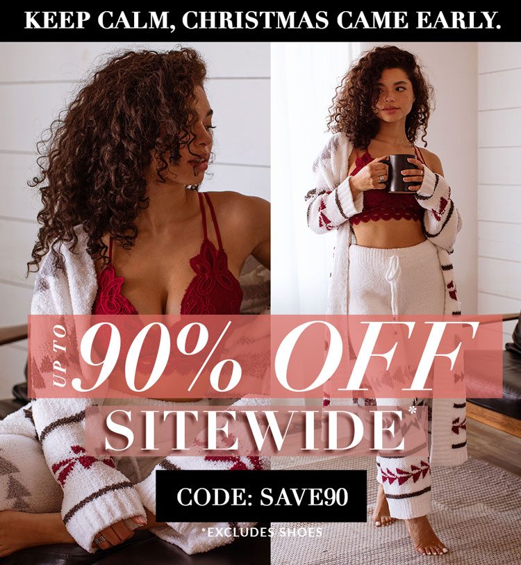 90% off sitewide