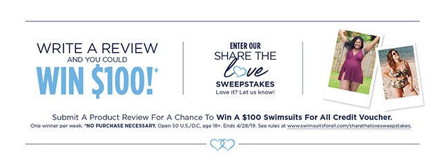 Enter Our Share The Love Sweepstakes