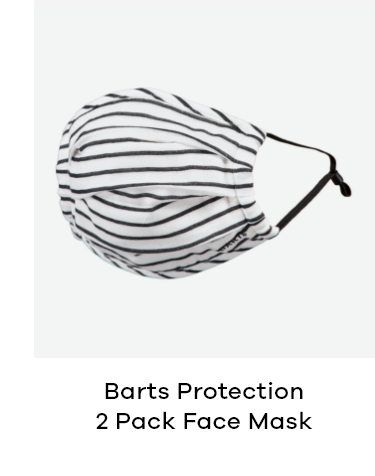 Barts Protection 2 Pack Face Mask