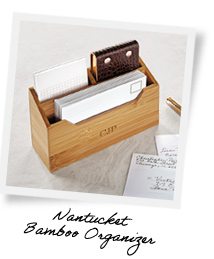 Shop Nantucket Bamboo Organizer