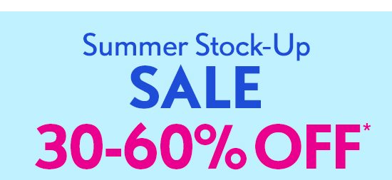 Summer Stock-Up