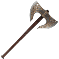 Gaelic Double Headed LARP Axe