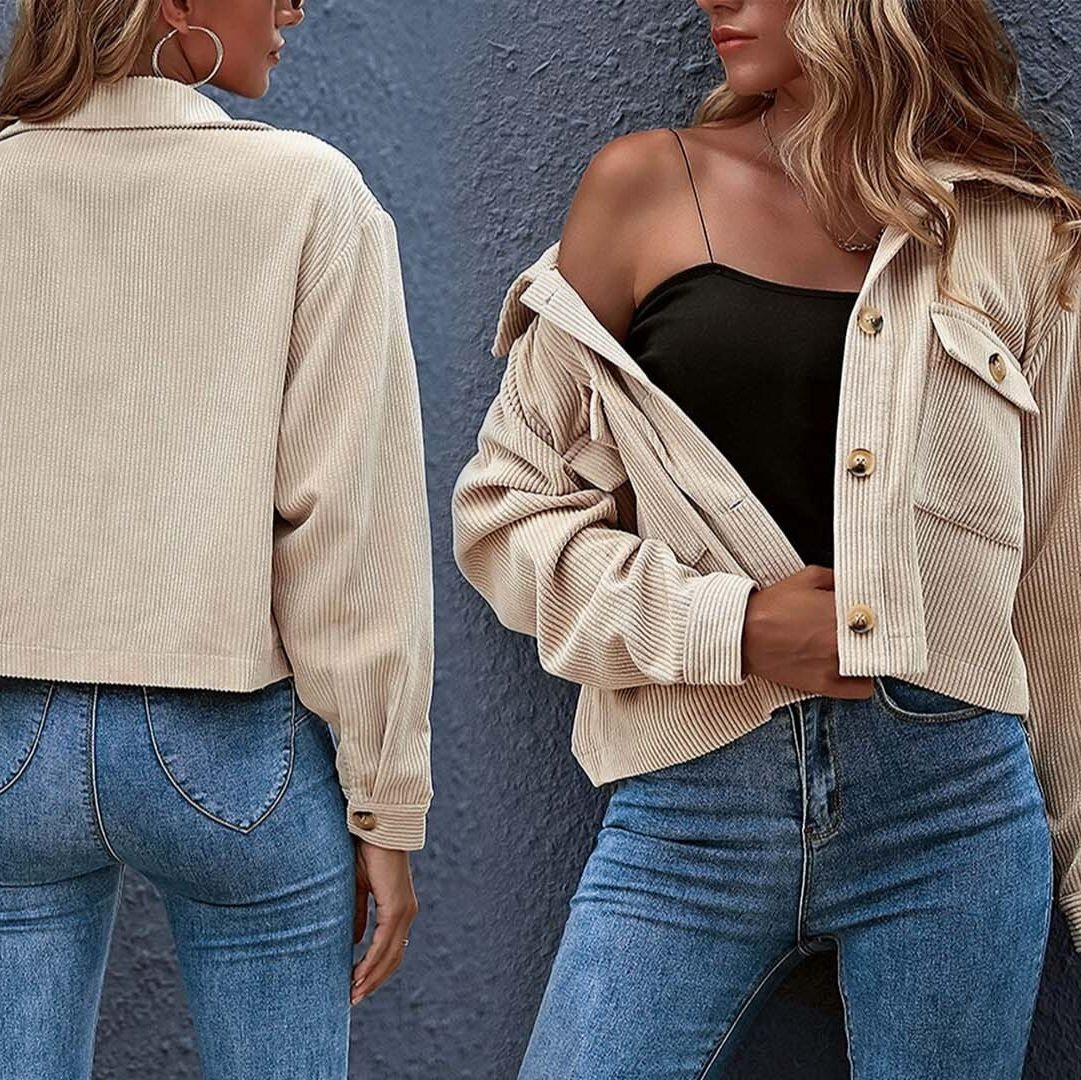 Amazon Reviewers Say This Viral Cropped Shacket Is “Perfect” for Layering—And It’s on Sale for $24 RN