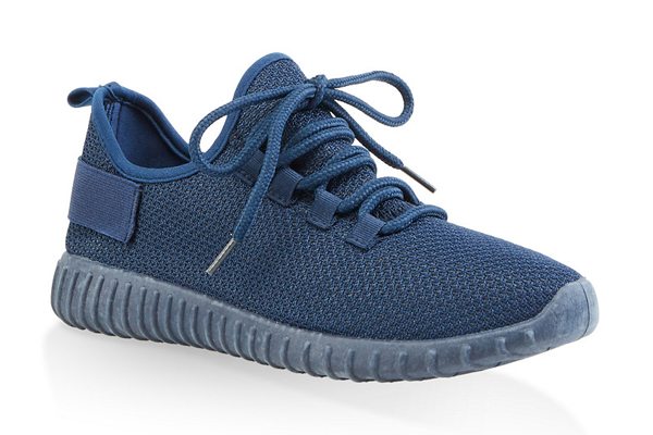 Textured Knit Athletic Sneakers