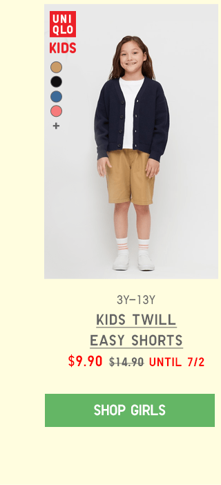 PDP5 - KIDS TWILL EASY SHORTS