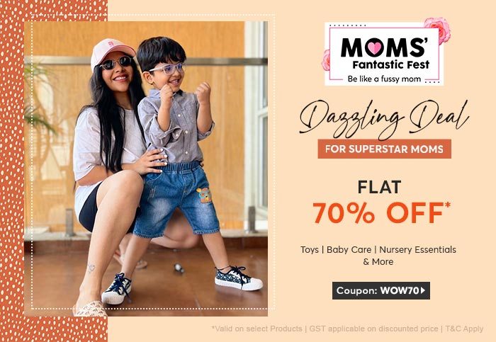 Dazzling Deal, For Superstar Moms Flat 70% OFF*