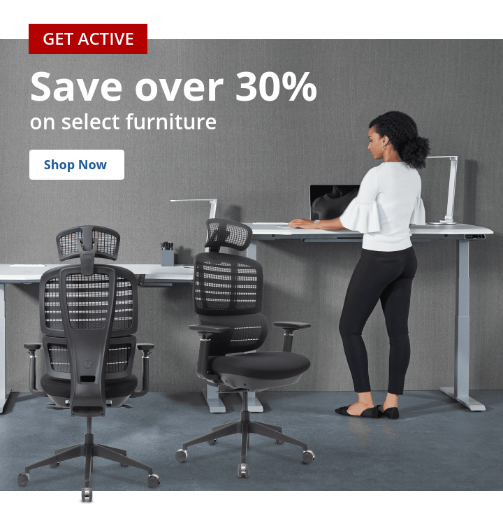 Save over 30% on select furniture and seating