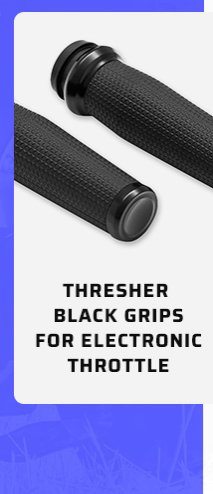 Thresher Black Grips for electronic throttle